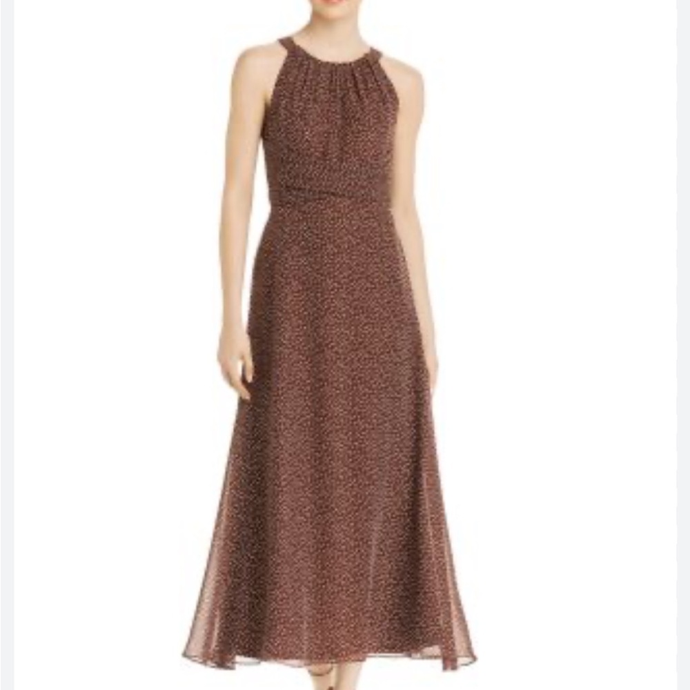 Adrianna Papell Brown and White Midi Dress - Picture 12 of 12